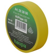 Insulating tape 0.15mmx19mmx33m yellow HAUPA