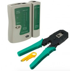 Cable crimper RJ45 with tester