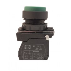 Pushbutton switch FP PCPB 1NO IP40 plastic green