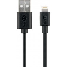 Kabelis "Apple Lightning kištukas - USB-A kištukas" 1m