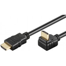 Cable "1.4 HDMI male - HDMI male" 270° 1.5m angled