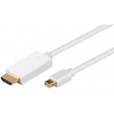 Cable "mini DP male - HDMI male" 2m
