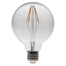 Antique LED filament bulb 230V 4.5W E27 G125 warm white