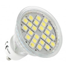 LED Bulb 230V 5W 24xLED GU10 cold white