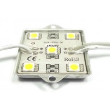 5xLED SMD Module 12V 1.2W 150° cold white 