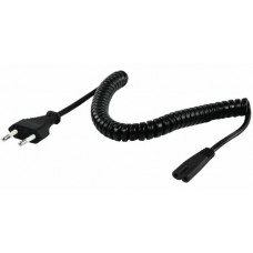 Power cable "Euro plug male - IEC-320-C7" 2m black