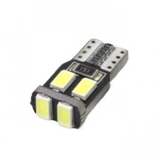 LED lemputė Canbus 12V 6SMD T10 (w5w) balta