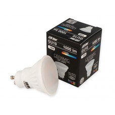 LED Lemputė 10W LED Line GU10 120° 1000lm keramikinė šiltai balta