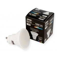 LED Lemputė 10W LED Line GU10 120° 1000lm keramikinė neutraliai balta