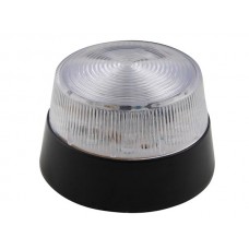 Mini strobe lamp 12V 77x45.7mm transparent 12VDC
