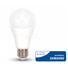 LED Lemputė 11W V-TAC E27 A58 termoplastikas (4000K) natūraliai balta SAMSUNG LED