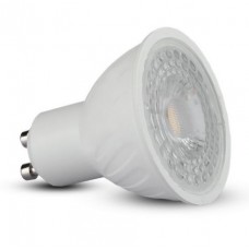 LED lemputė 6.5W GU10 su lęšiu (3000K) šiltai balta SAMSUNG LED V-TAC