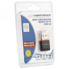 Micro SD atminties kortelių skaitytuvas EA134K Esperanza