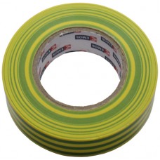 Insulating tape 0.13mm x 19mm x 20m yellow/green