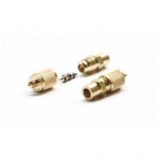 Refrigerant recharge valve, without tube, 6mm