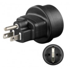 Power adapter from EURO to US type