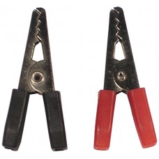 Clamps 2 pcs "Alligator 1" black and red