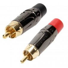 RCA plugs black and red AMPHENOL