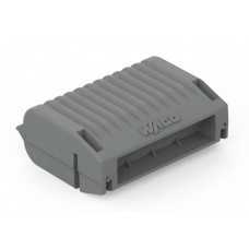 Gelinė dėžutė hermetiškam laidų sujungimui Gelbox-2 IPX8 33.6x17.8x45.9mm pilka WAGO