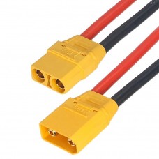Gold plated connector plug set XT9 10WG 10 cm
