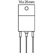Tranzistorius FP1016 PNP-Darl+Di 160V 8A 70W 65MHz
