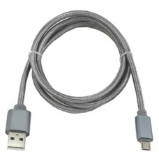 Cable "USB A plug - micro USB B plug" braided 1m