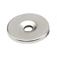 Magnet 25x3mm round with 5mm hole