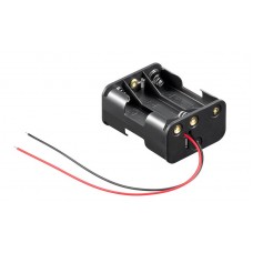 Battery holder 6xR6(AA) with wires