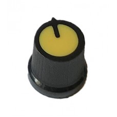 Potentiometer Control Rotary Knob Yellow 6mm