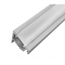 Anodized aluminum profile for LED strips CORNER angled 1m.