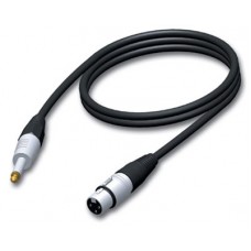 Kabelis "Ø6.3mm kištukas mono – XLR lizdas" 10m
