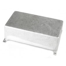 Aluminium box (152.4x82.5x50.8)mm with mounting flange