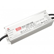 LED impulsinis maitinimo šaltinis 120W 24V 5A IP67 PFC, valdomas HLG-120H-24B Mean Well