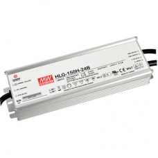 LED impulsinis maitinimo šaltinis 150W 24V 6.3A IP67 PFC, valdomas HLG-150H-24B Mean Well