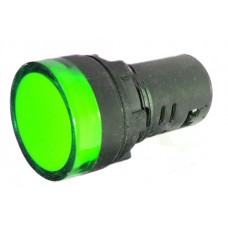 Indicator light M22 LED 230VAC/DC green