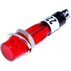 Indikatorius NI-2RD Ø7.5mm 230V raudonas