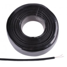 Screened cable 1xRCA 3mm, 1m.