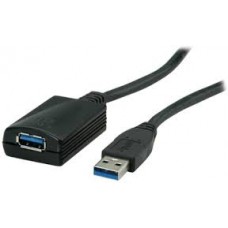 Kabelis "USB A kištukas – USB A lizdas" USB 3.0 5m su signalo stiprintuvu 