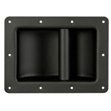 Heavy-duty Speaker Handle 220x160mm Black Metal